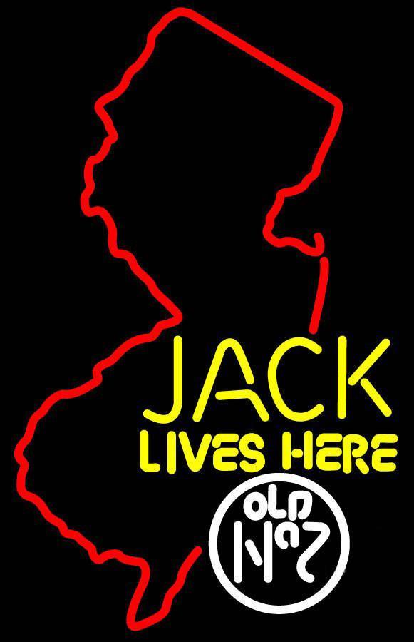 Custom Jack Lives Here New Jersey Neon Sign Tube Neon Light