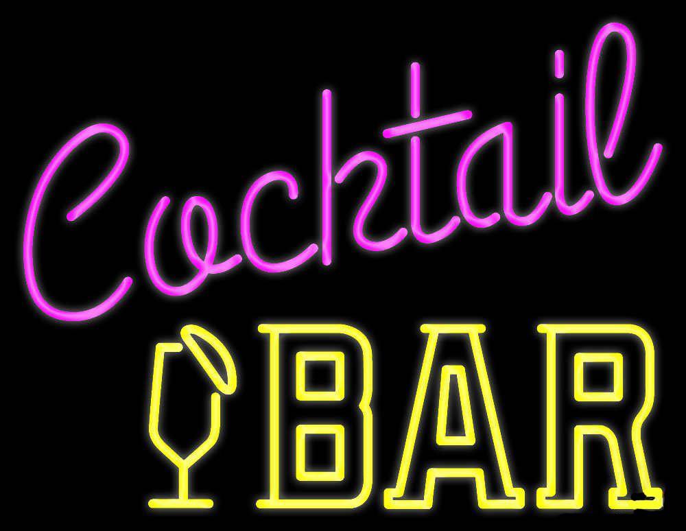 Custom Cocktails Bar Neon Sign Tube Neon Light