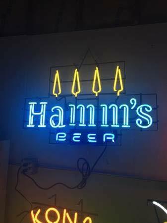 Custom Hamm's Beer Neon Sign Real Neon Light