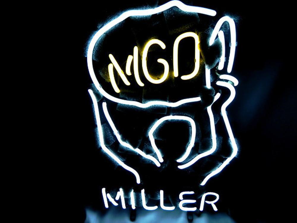Custom Miller Lite MGD Neon Sign