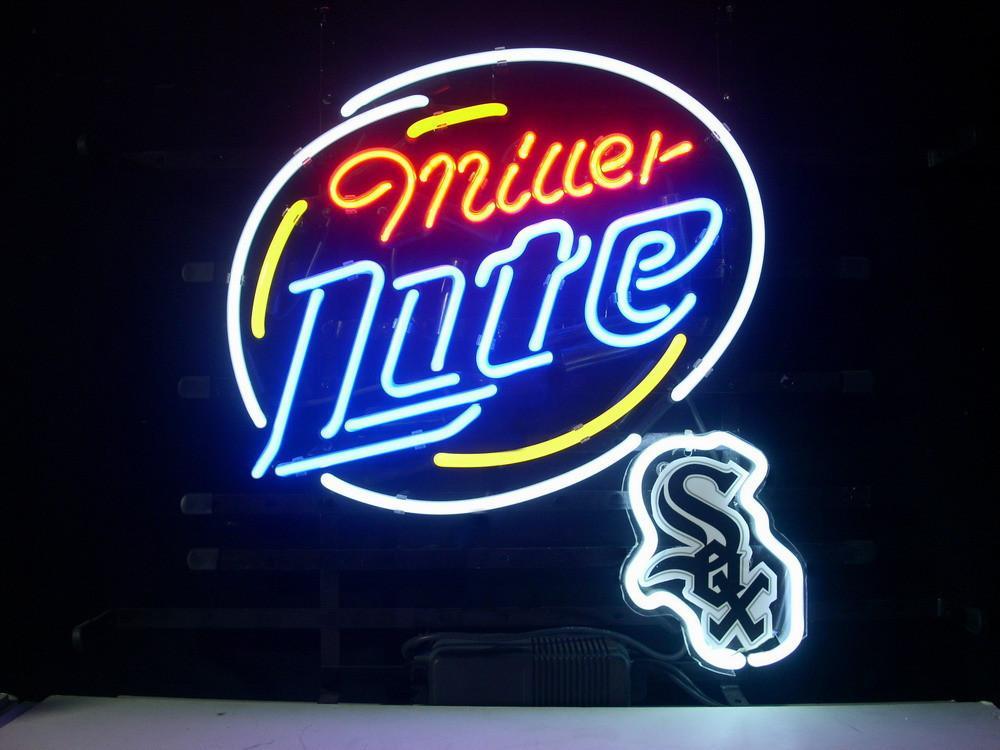Custom Chicago Miller Lite Neon Sign