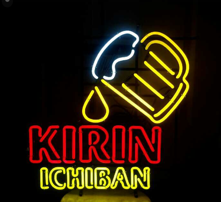 Custom Kirin Ichiban Neon Sign Real Neon Light