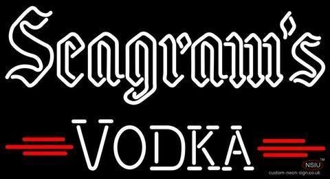 Custom Seagram's Vodka Neon Sign Real Neon Light