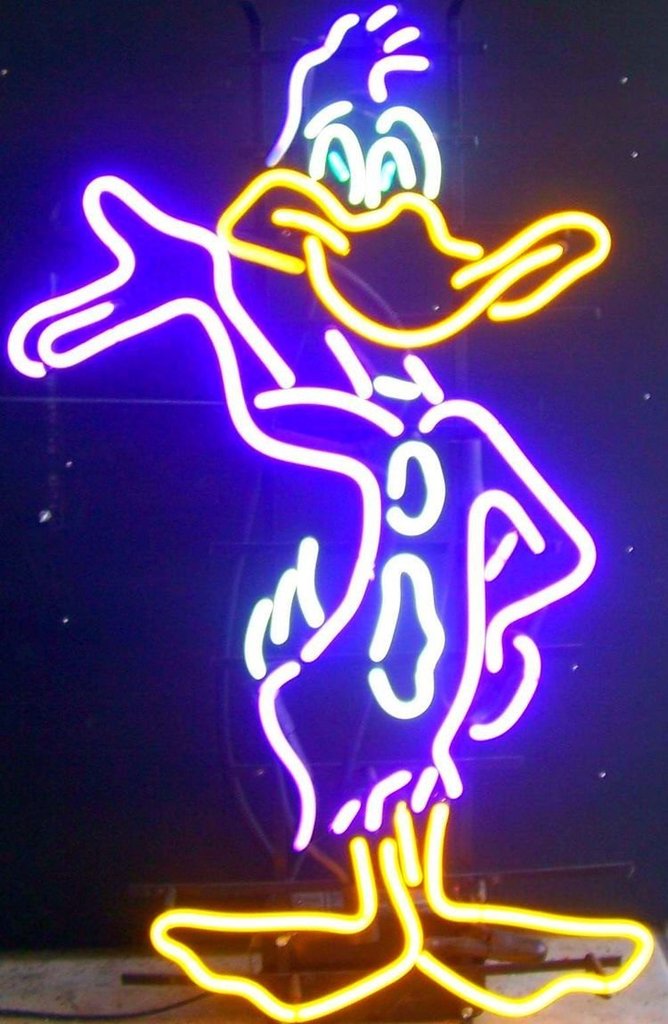 Custom Donald Duck Neon Sign Real Neon Light