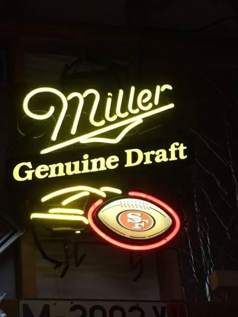 Custom Miller Genuine Draft San Francisco 49ers NFL Sports Neon Sign Real Neon Light