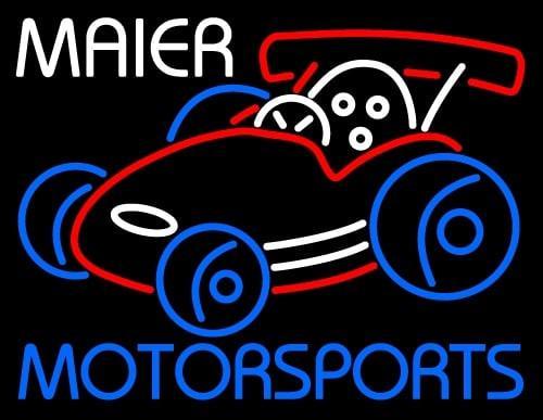 Custom Maier Motorspots Go Kart Neon Sign Real Neon Light