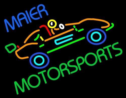 Custom Maier Motorspots Go Kart Neon Sign Real Neon Light