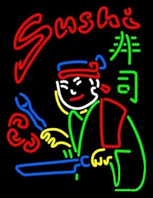 Custom Sushi Neon Sign Real Neon Light