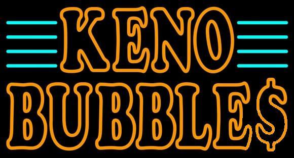 Custom Keno Bubbles Neon Sign Real Neon Light