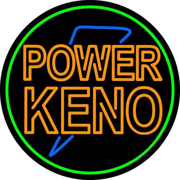 Custom Power Keno Neon Sign Real Neon Light