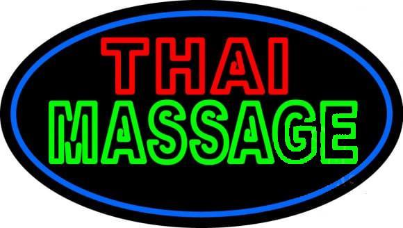 Custom Thai Massage Neon Sign Real Neon Light