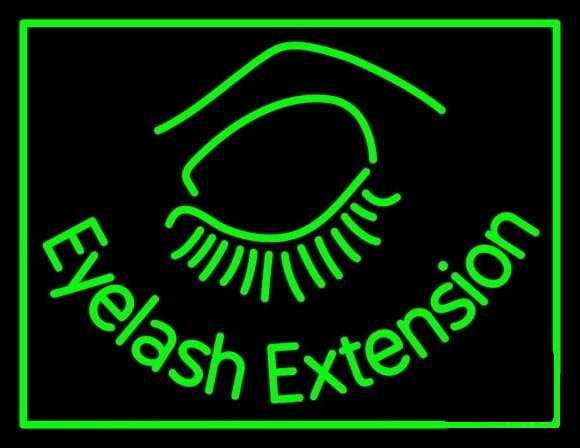 Custom Eyelash E tension Neon Sign Real Neon Light