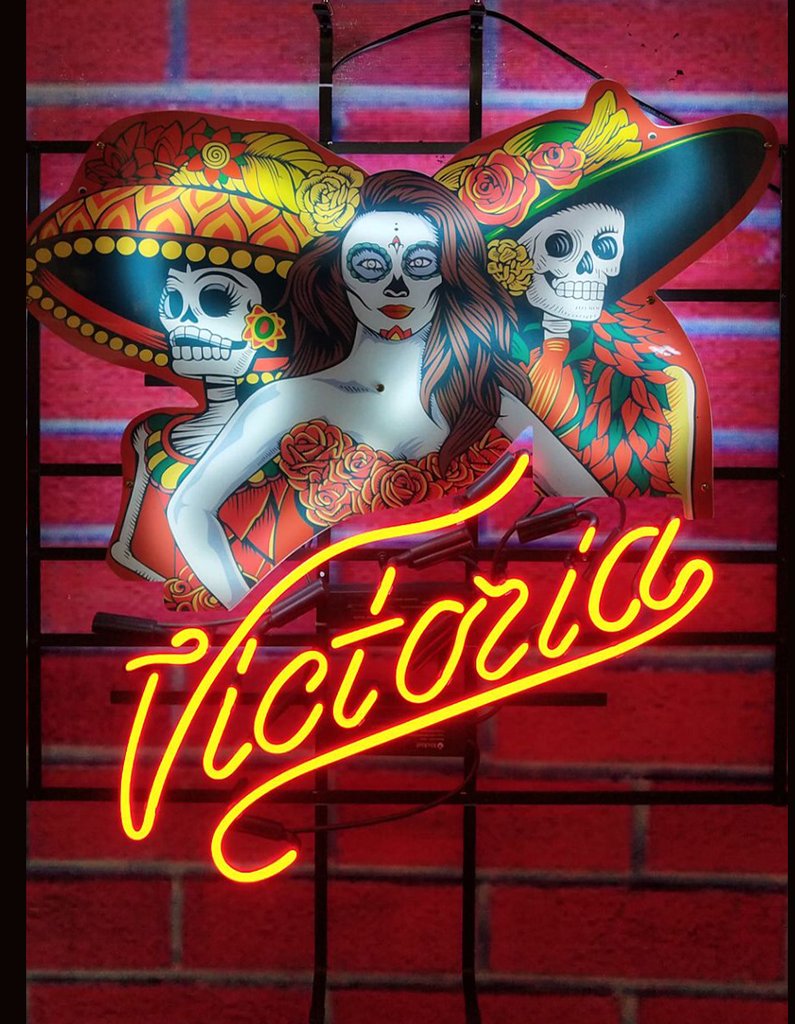 Custom Cerveza Victoria Beer Neon Sign Real Neon Light