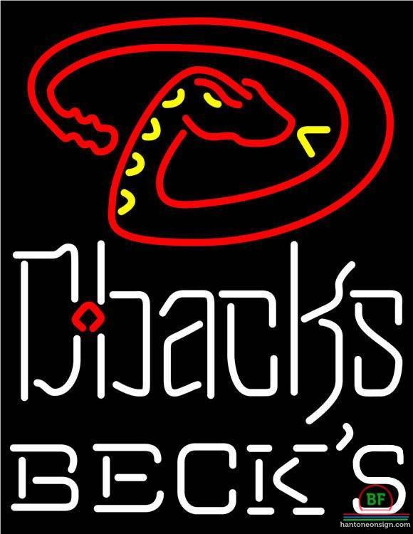 Custom Becks Arizona Diamondbacks Neon Sign MLB Teams Neon Light