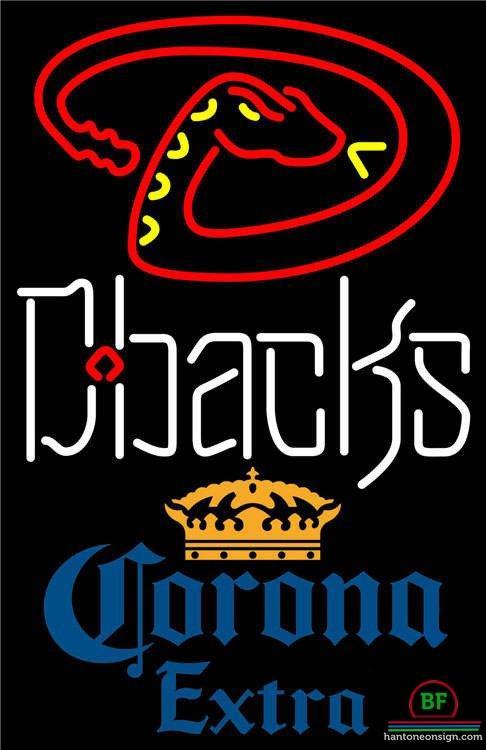 Custom Corona Extra Arizona Diamondbacks Neon Sign MLB Teams Neon Light