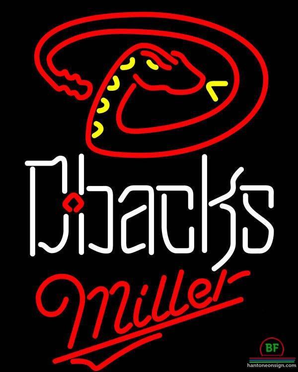 Custom Miller Arizona Diamondbacks Neon Sign MLB Teams Neon Light