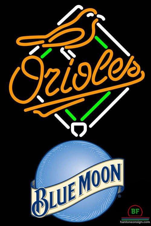 Custom Blue Moon Baltimore Orioles Neon Sign MLB Teams Neon Light