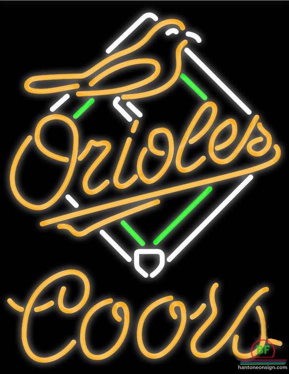 Custom Coors Light Baltimore Orioles Neon Sign MLB Teams Neon Light