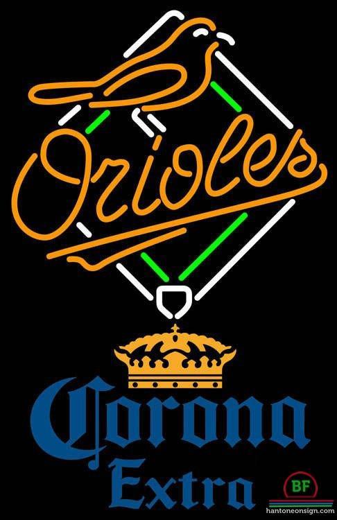 Custom Corona Extra Baltimore Orioles Neon Sign MLB Teams Neon Light