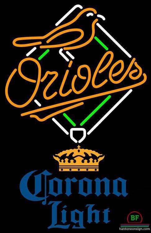 Custom Corona Light Baltimore Orioles Neon Sign MLB Teams Neon Light