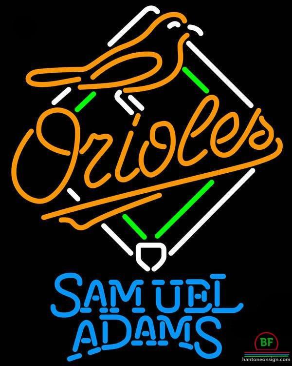 Custom Samuel Adams Baltimore Orioles Neon Sign MLB Teams Neon Light