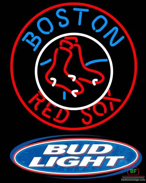 Custom Bud Light Boston Red Sox Neon Sign MLB Teams Neon Light
