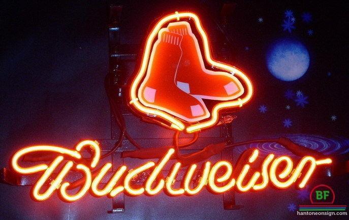 Custom Budweiser Boston Red Sox Neon Sign MLB Teams Neon Light