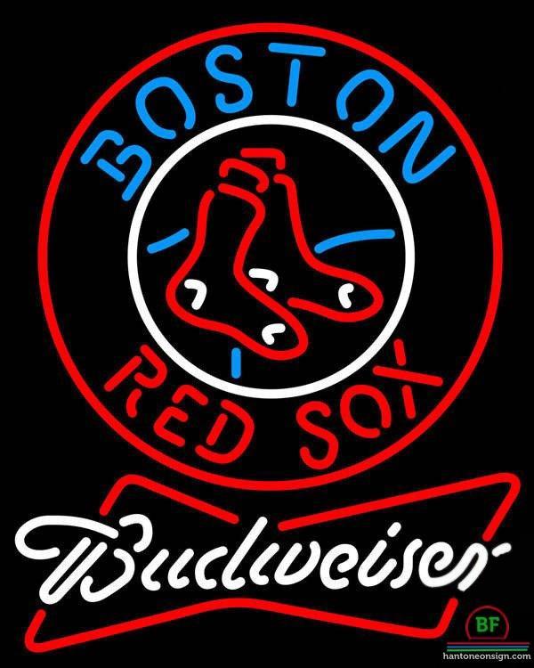 Custom Budweiser Boston Red Sox Neon Sign MLB Teams Neon Light