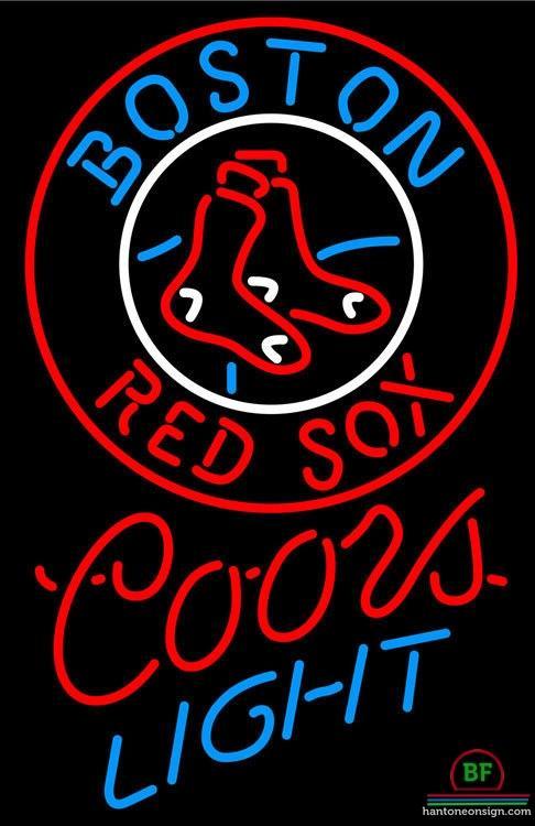 Custom Coors Light Boston Red Sox Neon Sign MLB Teams Neon Light