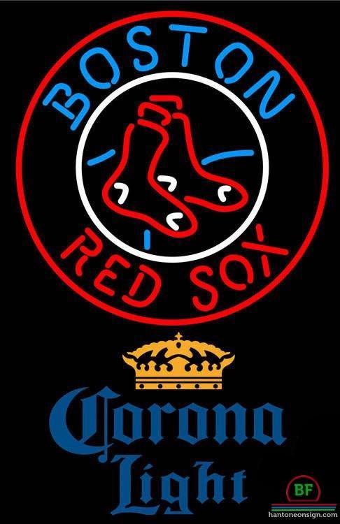 Custom Corona Light Boston Red Sox Neon Sign MLB Teams Neon Light