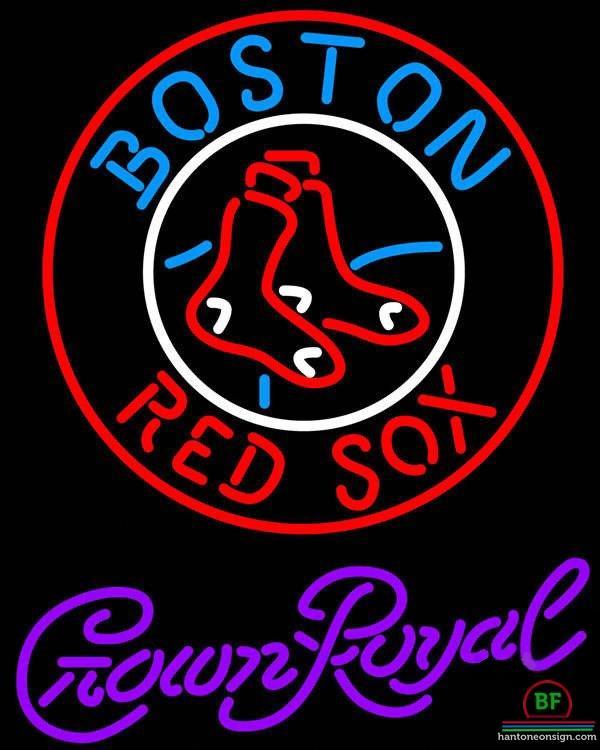 Custom Crown Royal Boston Red Sox Neon Sign MLB Teams Neon Light