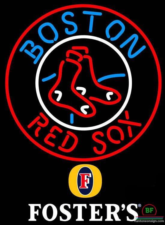 Custom Fosters Boston Red Sox Neon Sign MLB Teams Neon Light