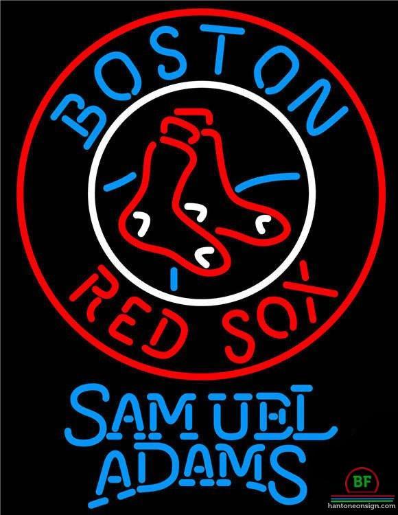 Custom Samuel Adams Boston Red Sox Neon Sign MLB Teams Neon Light
