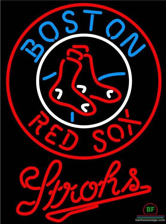 Custom Strohs Boston Red Sox Neon Sign MLB Teams Neon Light