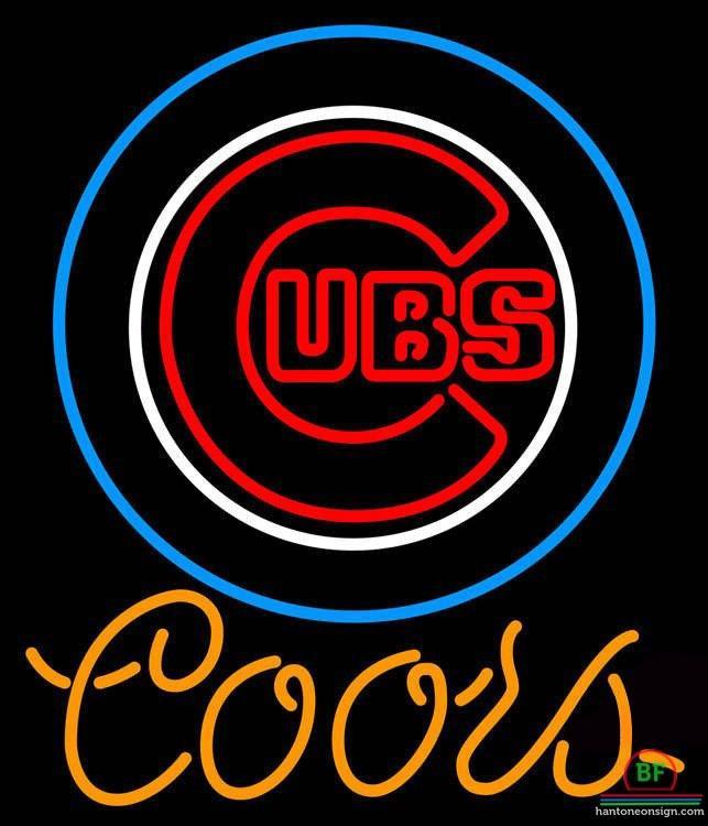 Custom Coors Light Chicago Cubs Neon Sign MLB Teams Neon Light