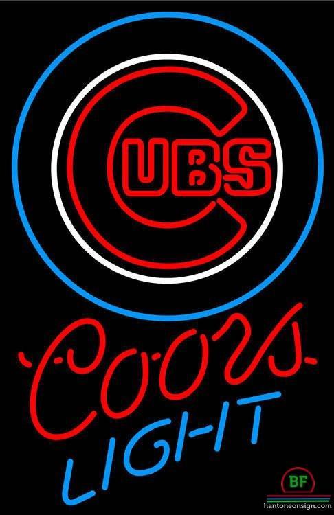 Custom Coors Light Chicago Cubs Neon Sign MLB Teams Neon Light