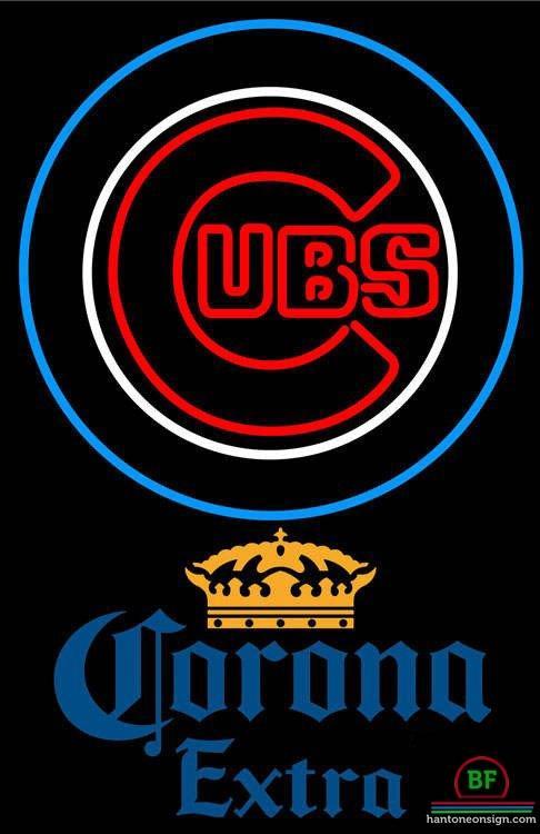 Custom Corona Extra Chicago Cubs Neon Sign MLB Teams Neon Light