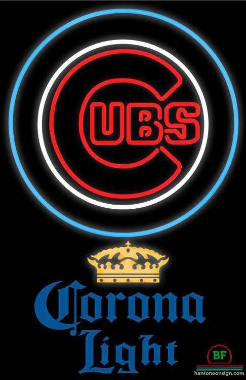Custom Corona Light Chicago Cubs Neon Sign MLB Teams Neon Light