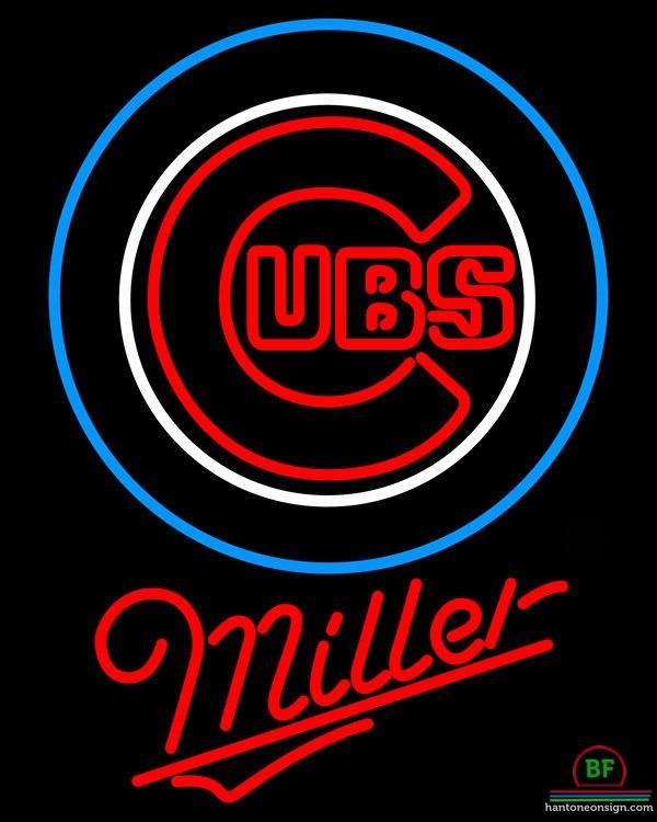 Custom Miller Chicago Cubs Neon Sign MLB Teams Neon Light