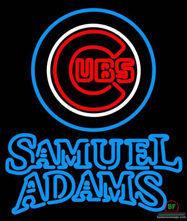 Custom Samuel Adams Chicago Cubs Neon Sign MLB Teams Neon Light