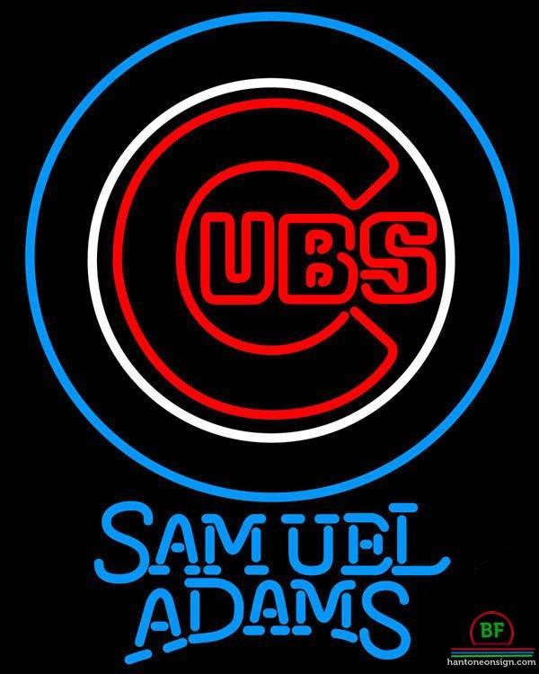 Custom Samuel Adams Chicago Cubs Neon Sign MLB Teams Neon Light