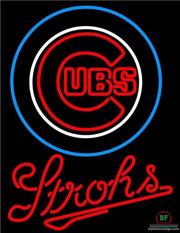 Custom Strohs Chicago Cubs Neon Sign MLB Teams Neon Light