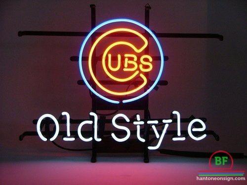 Custom Old Style Beer Chicago Cubs Neon Sign MLB Teams Neon Light