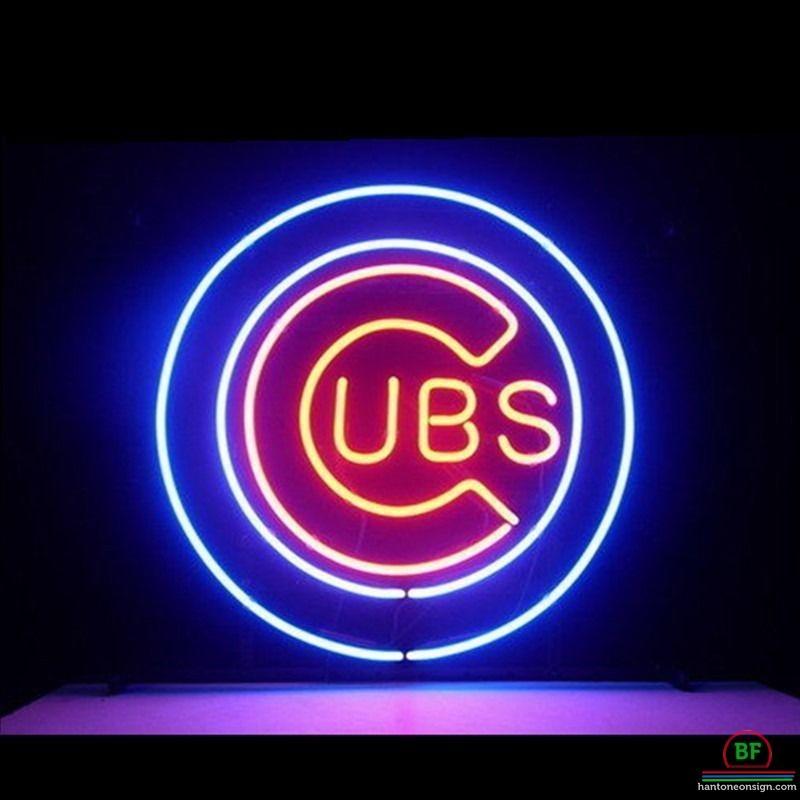 Custom Chicago Cubs LOGO Neon Sign MLB Teams Neon Light