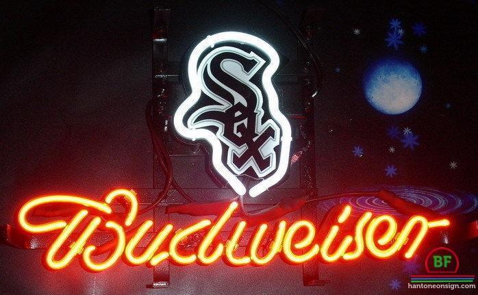 Custom Budweiser Chicago White Sox Neon Sign MLB Teams Neon Light