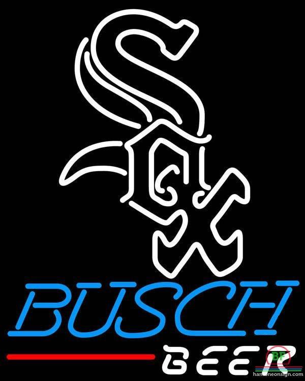Custom Busch Beer Chicago White Sox Neon Sign MLB Teams Neon Light