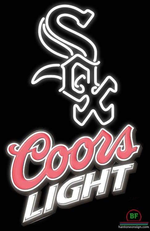 Custom Coors Light Chicago White Sox Neon Sign MLB Teams Neon Light
