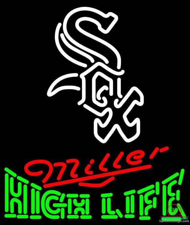 Custom Miller High Life Chicago White Sox Neon Sign MLB Teams Neon Light