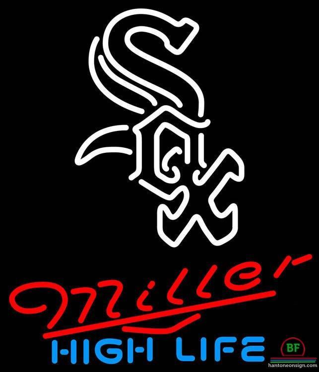 Custom Miller High Life Chicago White Sox Neon Sign MLB Teams Neon Light