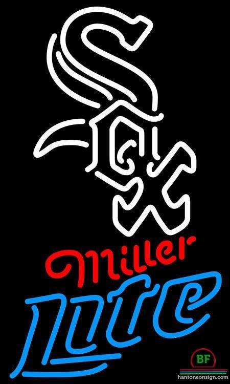 Custom Miller Lite Chicago White Sox Neon Sign MLB Teams Neon Light